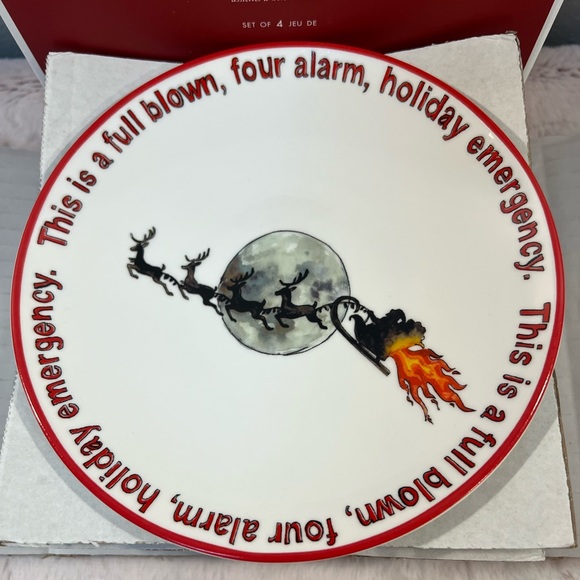 National Lampoons Christmas Vacation x Pottery Barn  Appetizer Plates! Sold Out! - Picture 7 of 9